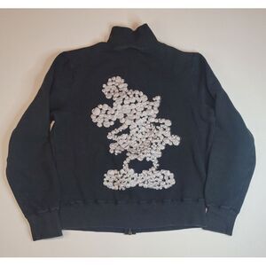Disney Parks Mickey Mouse‎ Sweater Womens Medium. Full-Zip Walt Disney World VTG